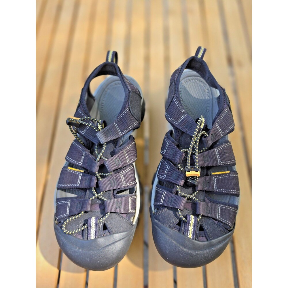 Keen Newport H2 Sandals Men's 11.5 Black Waterproof Trail Hiking Outdoor 1001907